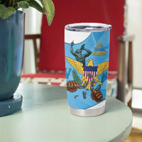 US Virgin Islands Tumbler Cup Emancipation Proud Freedom Statue