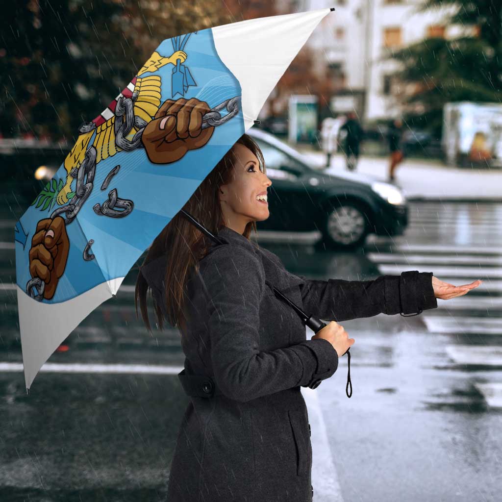 US Virgin Islands Umbrella Emancipation Proud Freedom Statue