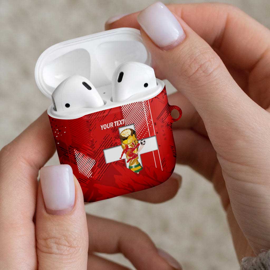 Switzerland Football Custom AirPods Case Go Nati Swiss Alps Grunge Style