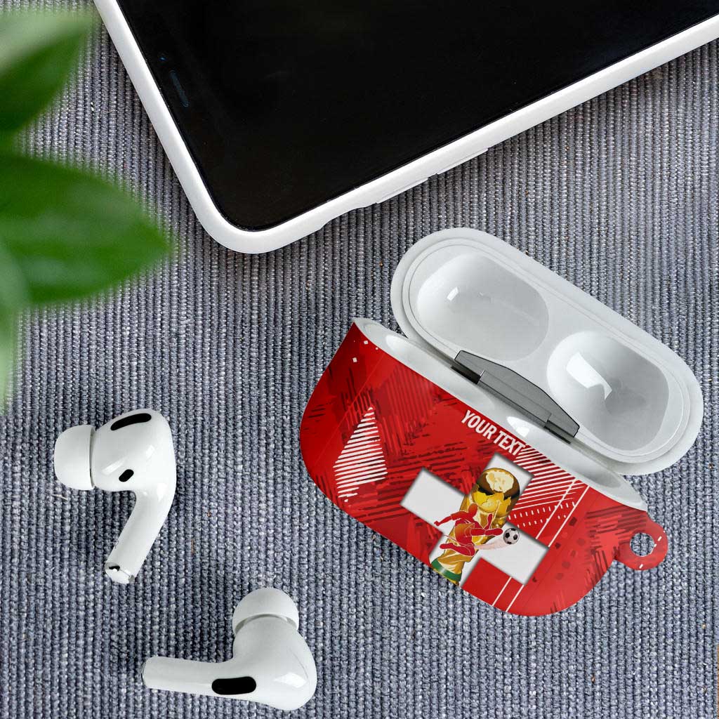 Switzerland Football Custom AirPods Case Go Nati Swiss Alps Grunge Style