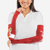 Switzerland Football Custom Arm Sleeves Go Nati Swiss Alps Grunge Style