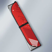 Switzerland Football Custom Auto Sun Shade Go Nati Swiss Alps Grunge Style