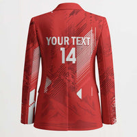 Switzerland Football Custom Blazer Go Nati Swiss Alps Grunge Style
