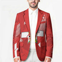 Switzerland Football Custom Blazer Go Nati Swiss Alps Grunge Style