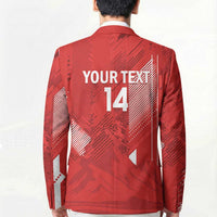 Switzerland Football Custom Blazer Go Nati Swiss Alps Grunge Style