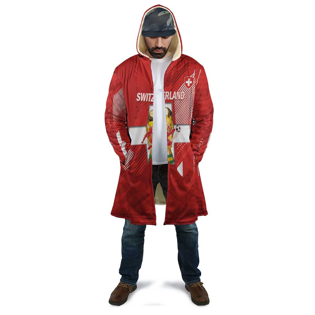 Switzerland Football Custom Cloak Go Nati Swiss Alps Grunge Style