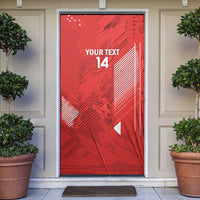 Switzerland Football Custom Door Cover Go Nati Swiss Alps Grunge Style