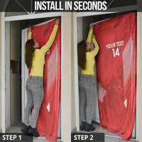 Switzerland Football Custom Door Cover Go Nati Swiss Alps Grunge Style