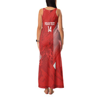 Switzerland Football Custom Family Matching Tank Maxi Dress and Hawaiian Shirt Go Nati Swiss Alps Grunge Style