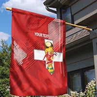 Switzerland Football Custom Garden Flag Go Nati Swiss Alps Grunge Style