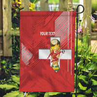 Switzerland Football Custom Garden Flag Go Nati Swiss Alps Grunge Style