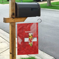 Switzerland Football Custom Garden Flag Go Nati Swiss Alps Grunge Style
