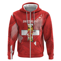 Switzerland Football Custom Hoodie Go Nati Swiss Alps Grunge Style