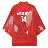 Switzerland Football Custom Kimono Go Nati Swiss Alps Grunge Style