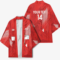 Switzerland Football Custom Kimono Go Nati Swiss Alps Grunge Style
