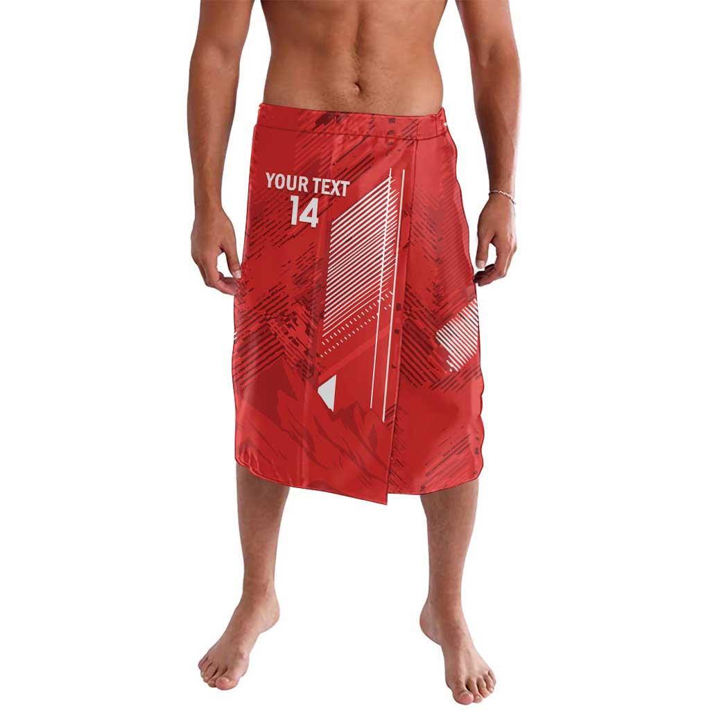 Switzerland Football Custom Lavalava Go Nati Swiss Alps Grunge Style