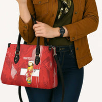 Switzerland Football Custom Leather Bag Go Nati Swiss Alps Grunge Style