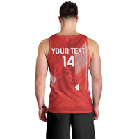 Switzerland Football Custom Men Tank Top Go Nati Swiss Alps Grunge Style