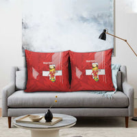 Switzerland Football Custom Pillow Cover Go Nati Swiss Alps Grunge Style