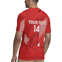 Switzerland Football Custom Rugby Jersey Go Nati Swiss Alps Grunge Style