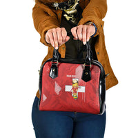 Switzerland Football Custom Shoulder Handbag Go Nati Swiss Alps Grunge Style