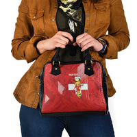 Switzerland Football Custom Shoulder Handbag Go Nati Swiss Alps Grunge Style