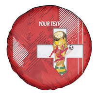 Switzerland Football Custom Spare Tire Cover Go Nati Swiss Alps Grunge Style