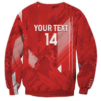 Switzerland Football Custom Sweatshirt Go Nati Swiss Alps Grunge Style