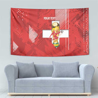 Switzerland Football Custom Tapestry Go Nati Swiss Alps Grunge Style