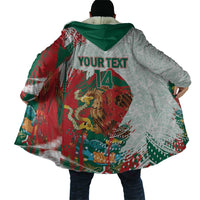 Mexico Football Custom Cloak El Tri Aztec Calendar Brush Style
