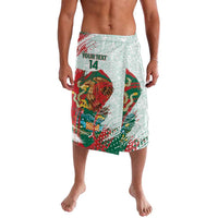 Mexico Football Custom Lavalava El Tri Aztec Calendar Brush Style