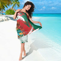 Mexico Football Custom Sarong El Tri Aztec Calendar Brush Style