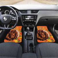 Nederland Fijne Koningsdag Car Mats Netherlands Lion With Orange Tulips