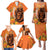 Nederland Fijne Koningsdag Family Matching Puletasi and Hawaiian Shirt Netherlands Lion With Orange Tulips