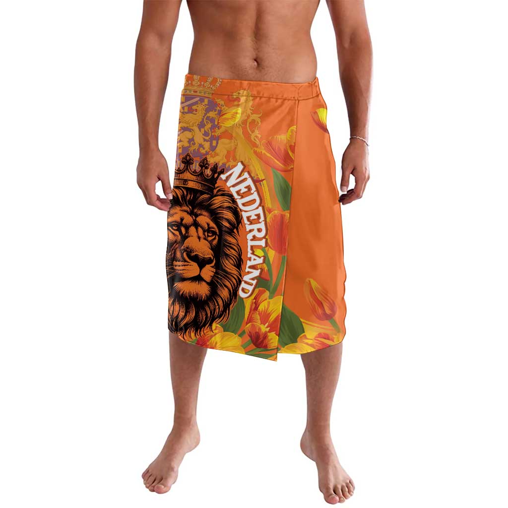 Nederland Fijne Koningsdag Lavalava Netherlands Lion With Orange Tulips