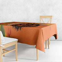 Nederland Fijne Koningsdag Tablecloth Netherlands Lion With Orange Tulips