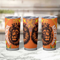 Nederland Fijne Koningsdag Tumbler Cup Netherlands Lion With Orange Tulips