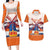 Netherlands King's Day Couples Matching Long Sleeve Bodycon Dress and Hawaiian Shirt Windmill With Nederland Pattern