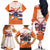 Netherlands King's Day Family Matching Off The Shoulder Long Sleeve Dress and Hawaiian Shirt Windmill With Nederland Pattern