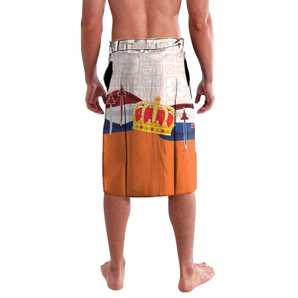 Netherlands King's Day Lavalava Windmill With Nederland Pattern