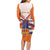 Netherlands King's Day Long Sleeve Bodycon Dress Windmill With Nederland Pattern