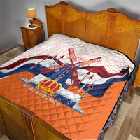 Netherlands King's Day Quilt Windmill With Nederland Pattern