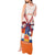 Netherlands King's Day Tank Maxi Dress Windmill With Nederland Pattern