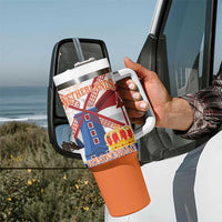 Netherlands King's Day Tumbler With Handle Windmill With Nederland Pattern