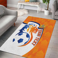 Custom Netherlands Football Area Rug 2025 Go Champions Holland