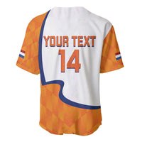 Custom Netherlands Football Baseball Jersey 2025 Go Champions Holland