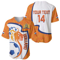 Custom Netherlands Football Baseball Jersey 2025 Go Champions Holland