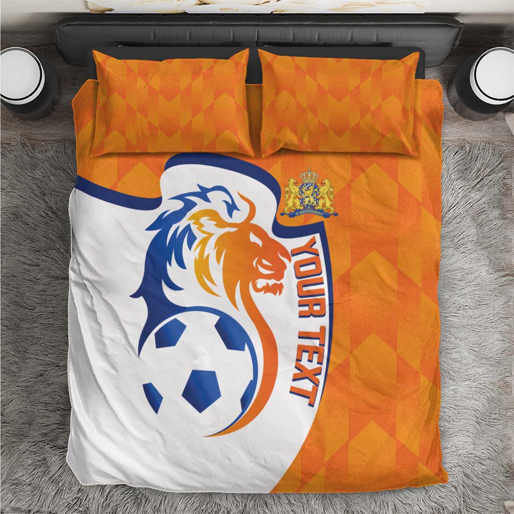 Custom Netherlands Football Bedding Set 2025 Go Champions Holland