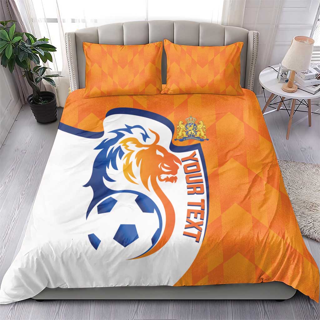 Custom Netherlands Football Bedding Set 2025 Go Champions Holland