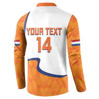 Custom Netherlands Football Button Sweatshirt 2025 Go Champions Holland